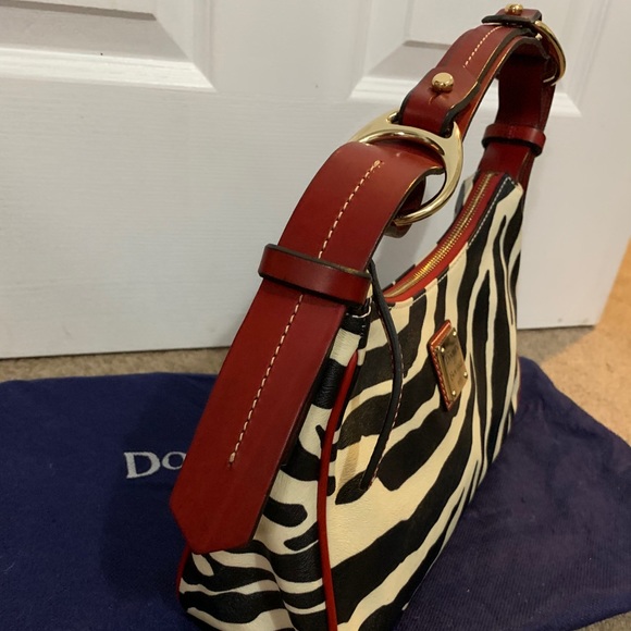 Dooney & Bourke zebra print handbag - Picture 5 of 9